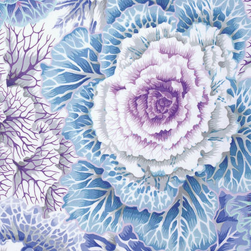 Brassica - Sky - Large Cabbages in Purple Mint & Grey-Classic Kaffe