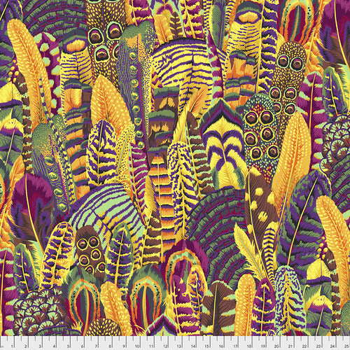 Feathers -Gold - Philip Jacobs - Kaffe Fassett Collective