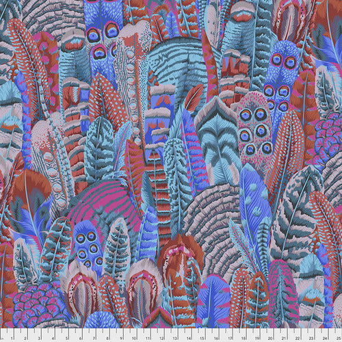 Feathers -Turquoise - Philip Jacobs - Kaffe Fassett Collective
