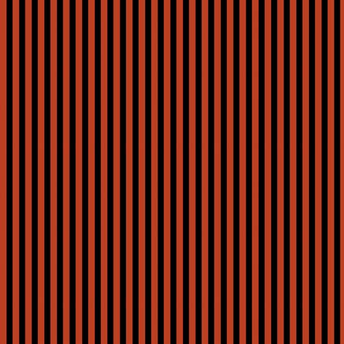 Mystic Moonlight - Stripe - Orange - Narrow rust & black stripe