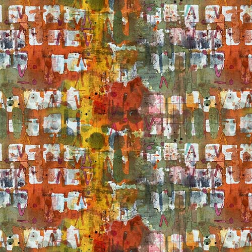 Live Out Loud - Summer Splash- Kaleidoscope - Multicolored collage by Seth Apter
