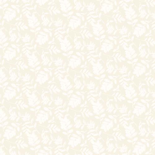 Complements - Haven - Wind - white floral on pale yellow