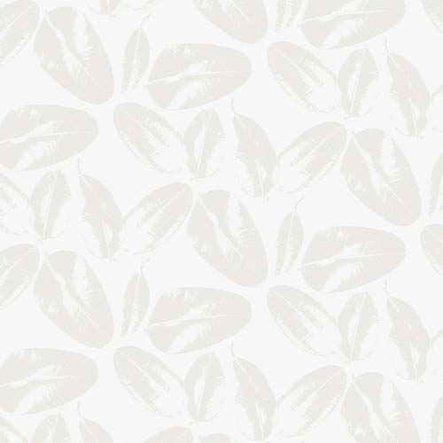 Complements - Smooth - Mellow - tone on tone taupe rounded leaf prints