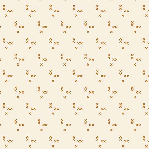 Complements - Cross Stitch - Mellow - gold x'es on cream