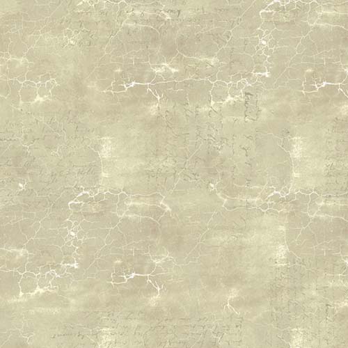 Cracked Shadow - Quartz - text on cream/tan crackle texture