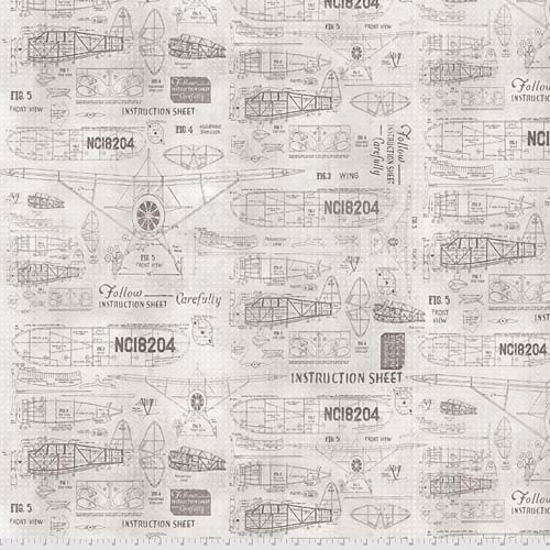 Monochrome - Model Airplanes - Parchment - model instructions  by Tim Holtz