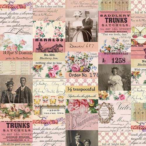 Tim Holtz Palette Pink - Collage - collage pictures, cards, etc.