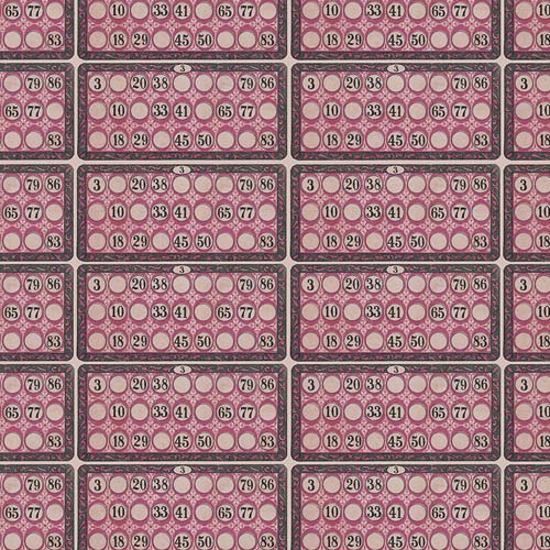 Tim Holtz Palette Pink - Numbers - number cards