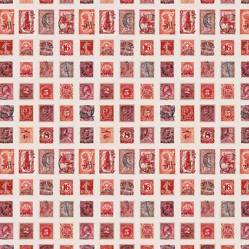 Tim Holtz Palette Red - Stamps - rows of stamps