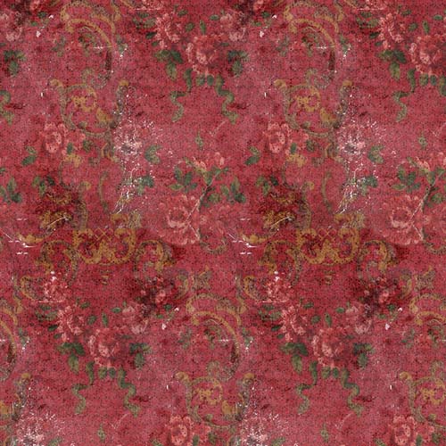 Tim Holtz Palette Red - Tapestry - floral tapestry