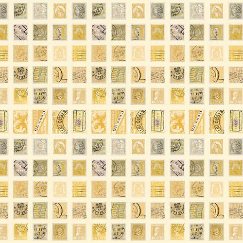 Tim Holtz Palette Yellow - Stamps - Rows of yellow stamps