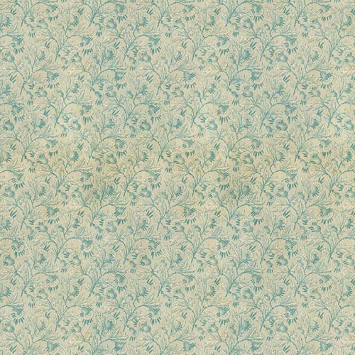 Tim Holtz Palette Teal - TinyPrints - small teal floral