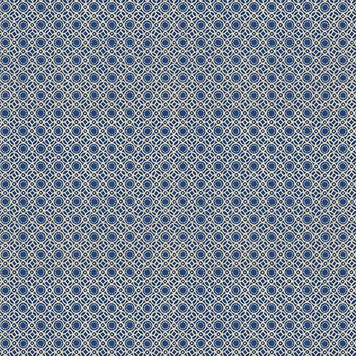 Tim Holtz Palette Indigo - Tiny Print - small blue geometric print