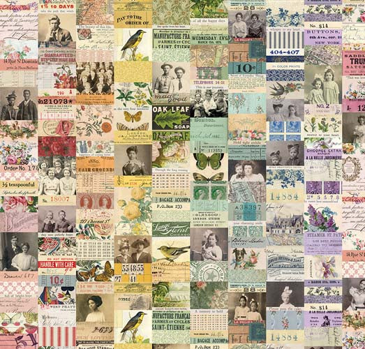 Tim Holtz Palette Multi - Collage - multi colored, photos, tickets, etc