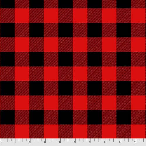 Holiday Homies Flannel - Check Yo'self - Holly Berry- large red and black check
