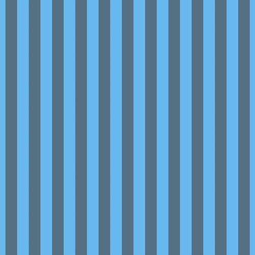 Neon True Colors - Neon Tent Stripe - Aura - Blue & Dark Blue - Tula Pink