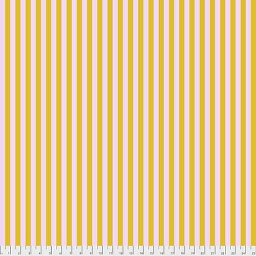 Tula's True Colors - Tent Stripe - Marigold, pink/orange by Tula Pink