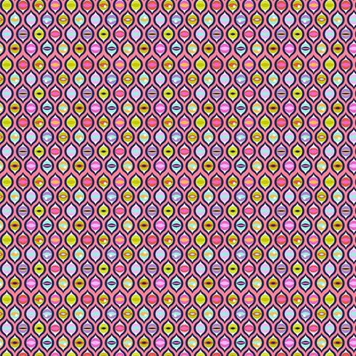 Tabby Road Deja Vu - Cat Eyes- Prism - rows of cats eyes - Tula Pink