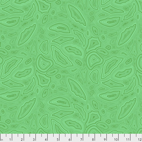 Tula's True Colors - Mineral,Emerald, green  by Tula Pink