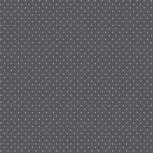 Tula's True Colors - Tiny Dots - Carbon - Lt dots on dark gray -Tula Pink