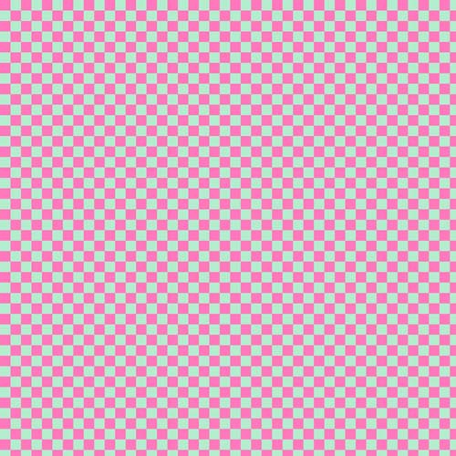 Untamed - Check Please -Cosmic - pink & aqua check - Tula Pink