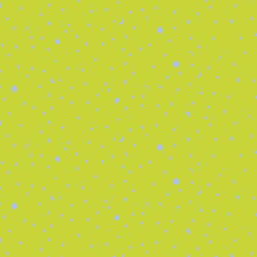 Tula's True Colors - SpaceSprinkles -Lightning Bug-purple on green-Tula Pink