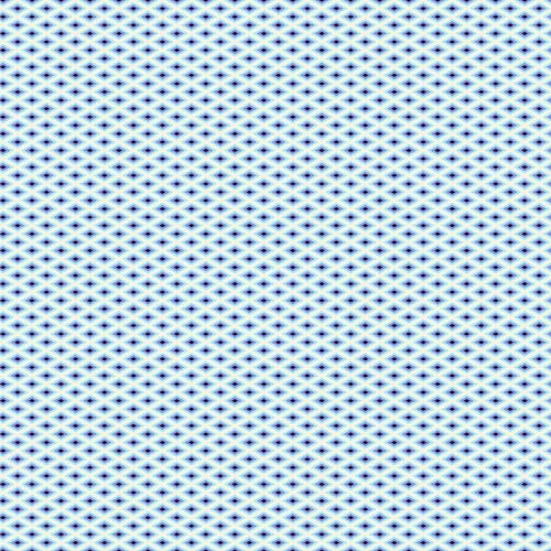 Floral Reef - Lighthouse Windows - Marine - blue diamond grid - Tula Pink