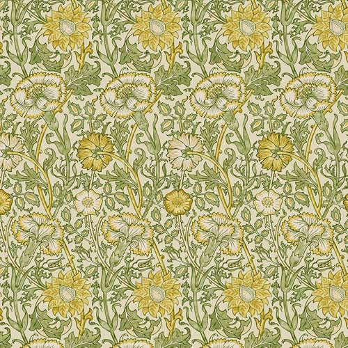Emery Walker- Mini Pink & Rose - Sunflower- green & gold floral - William Morris