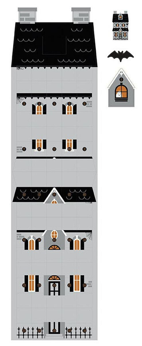 Frank and Friends - 28 1/4 x 68 1/2 Haunted House Countdown Felt Panel
