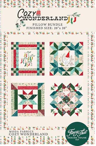 Cozy Wonderland Pillow Bundle- 4 20 x 20 blocks by Fancy That Design