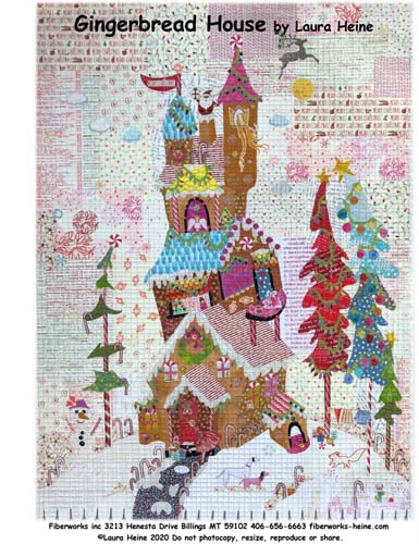 Gingerbread House - 32x44 - by Laura Heine