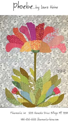 Phoebe - collage flower - 41 x 52 by Laura Heine