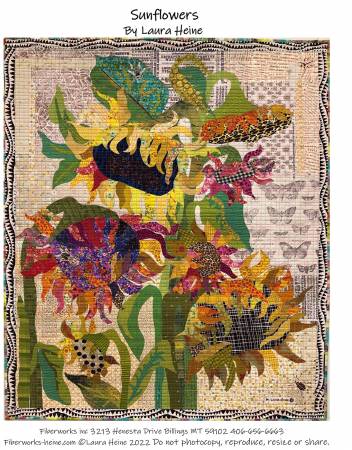 Sunflowers - 33w x 42h - by Laura Heine