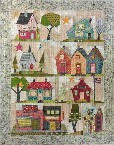 My Kinda Town - a paper pieced pattern by Peggy Larsen for Laura Heine