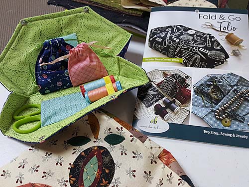 Fold and Go Folio - two sizes folded case by Amy Barickman