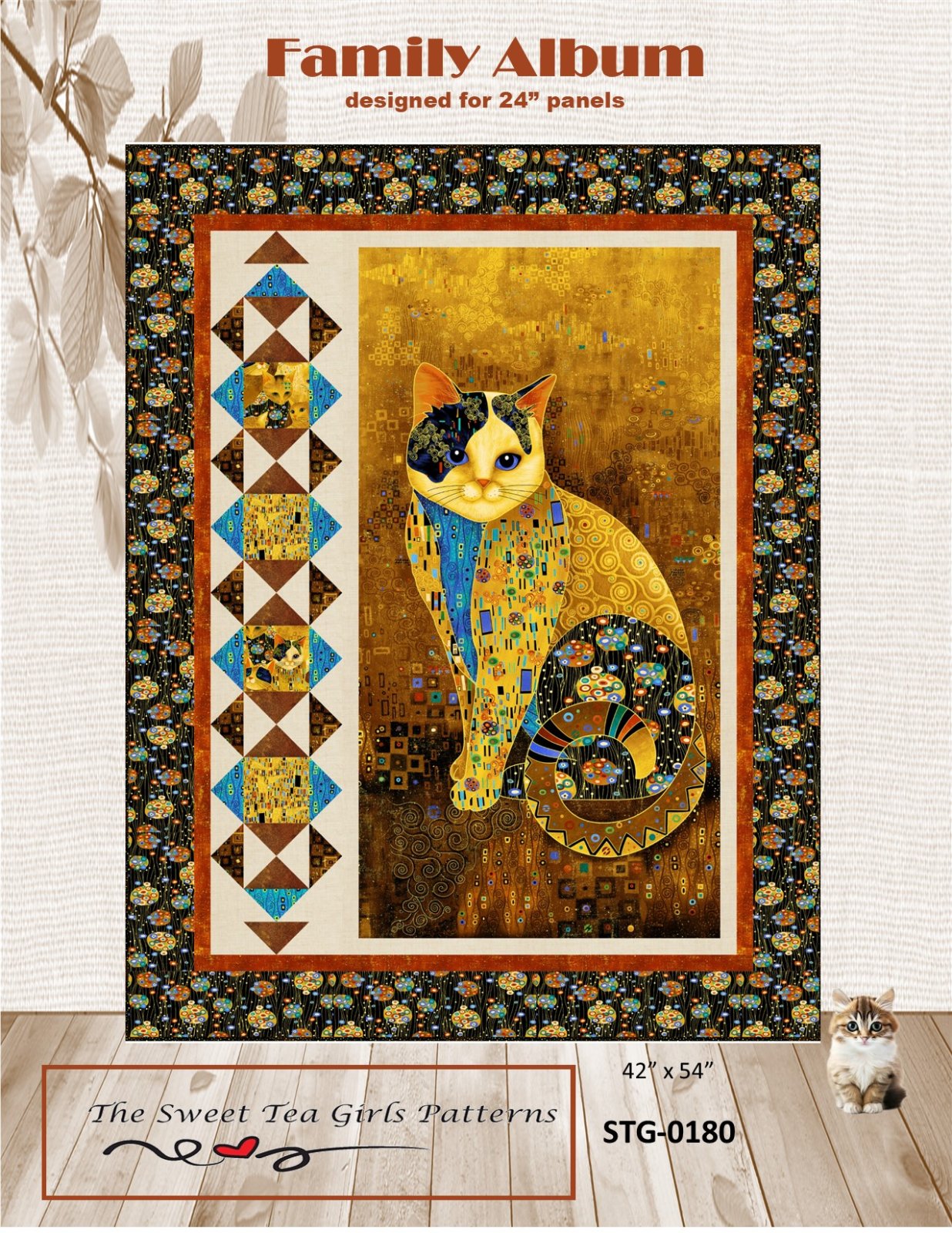 Family Album - designed for 24 inch panels - 42x54 - The Sweet Tea Girls