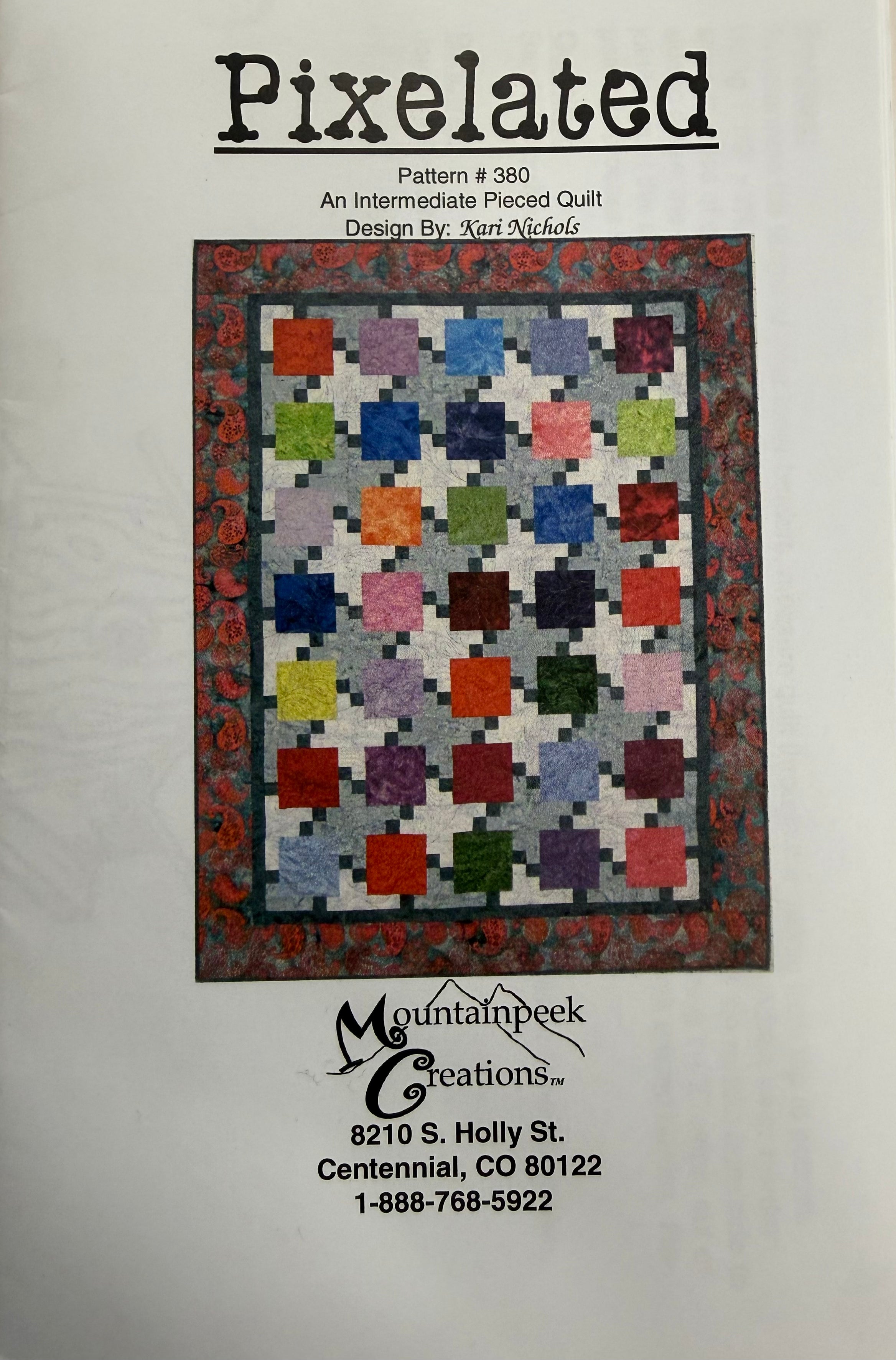 Pixelated - Mountainpeek Creations Pattern