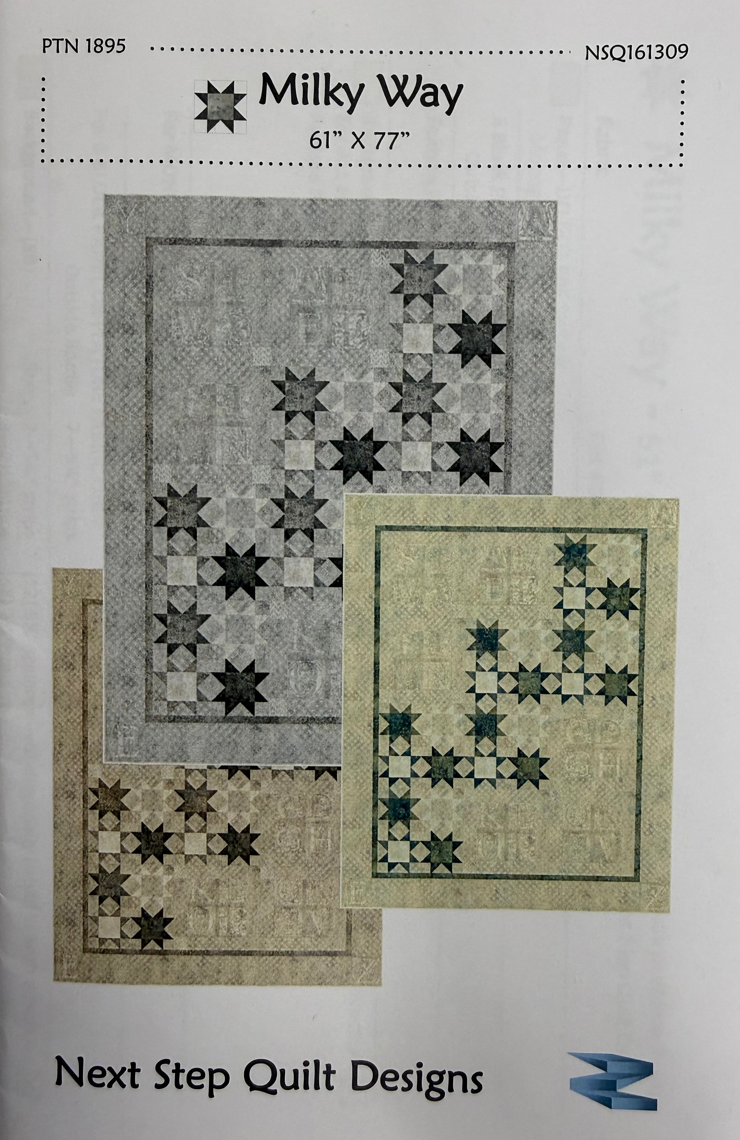 Milky Way - 61in x 77in Quilt - Next Step Quilt Designs PTN 1895