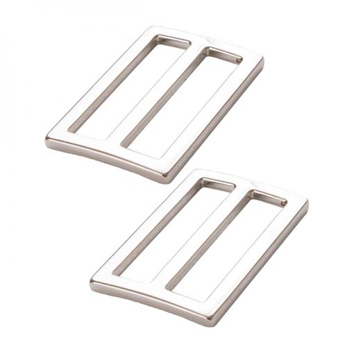 Widemouth Slider - Nickel - 2 - 1.5 inch flat widemouth sliders byAnnie.com