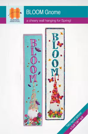 Bloom Gnome- 7x36 wall hanging spring gnome - Hunter's Design Studio