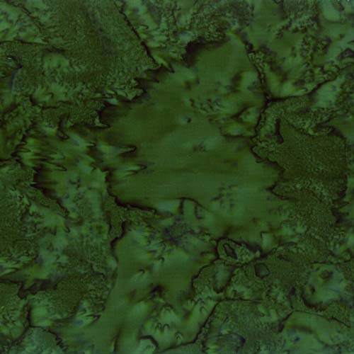 HFM - 1895 Batik - Bali Watercolors - Pine - dark green