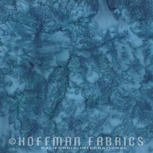 HFM -1895 Batik - Bali Watercolors - Lake - medium blue