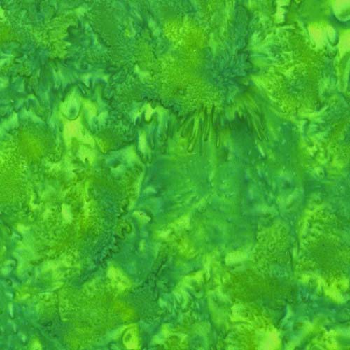 HFM - 1895 Batik - Bali Watercolors - Chameleon - bright green