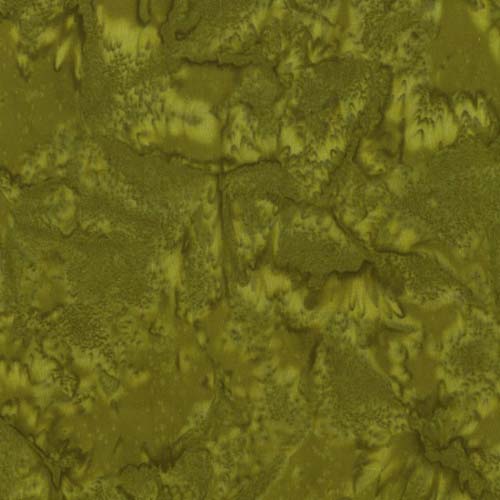 HFM - 1895 Batik - Bali Watercolors - Herb - olive green