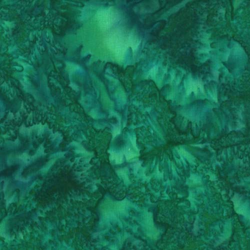 HFM - 1895 Batik - Bali Watercolors - Belize - dark green