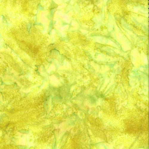 HFM - 1895 Batik - Bali Watercolors - Tokyo - bright yellow green