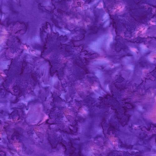 HFM - 1895 Batik - Bali Watercolors - Grape Juice - dark & medium purples