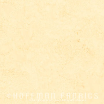 HFM - 1895 Batik - Bali Watercolors - Buttercream (checkmate)