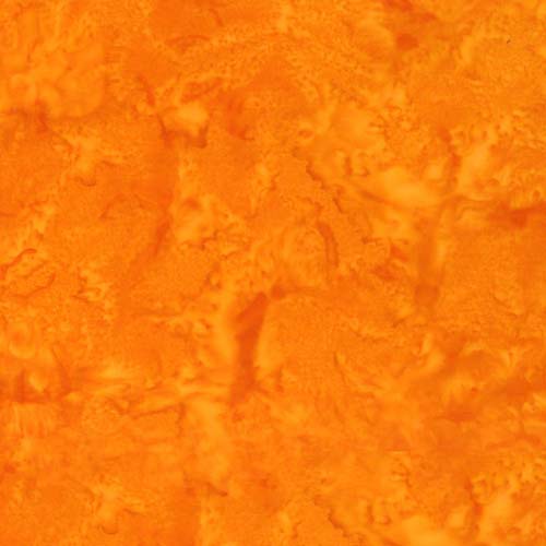 HFM - 1895 Batik - Bali Watercolors - Squash - bright orange