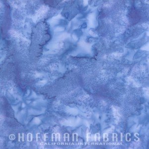 HFM - 1895 Batik - Bali Watercolors - Petunia - medium blue